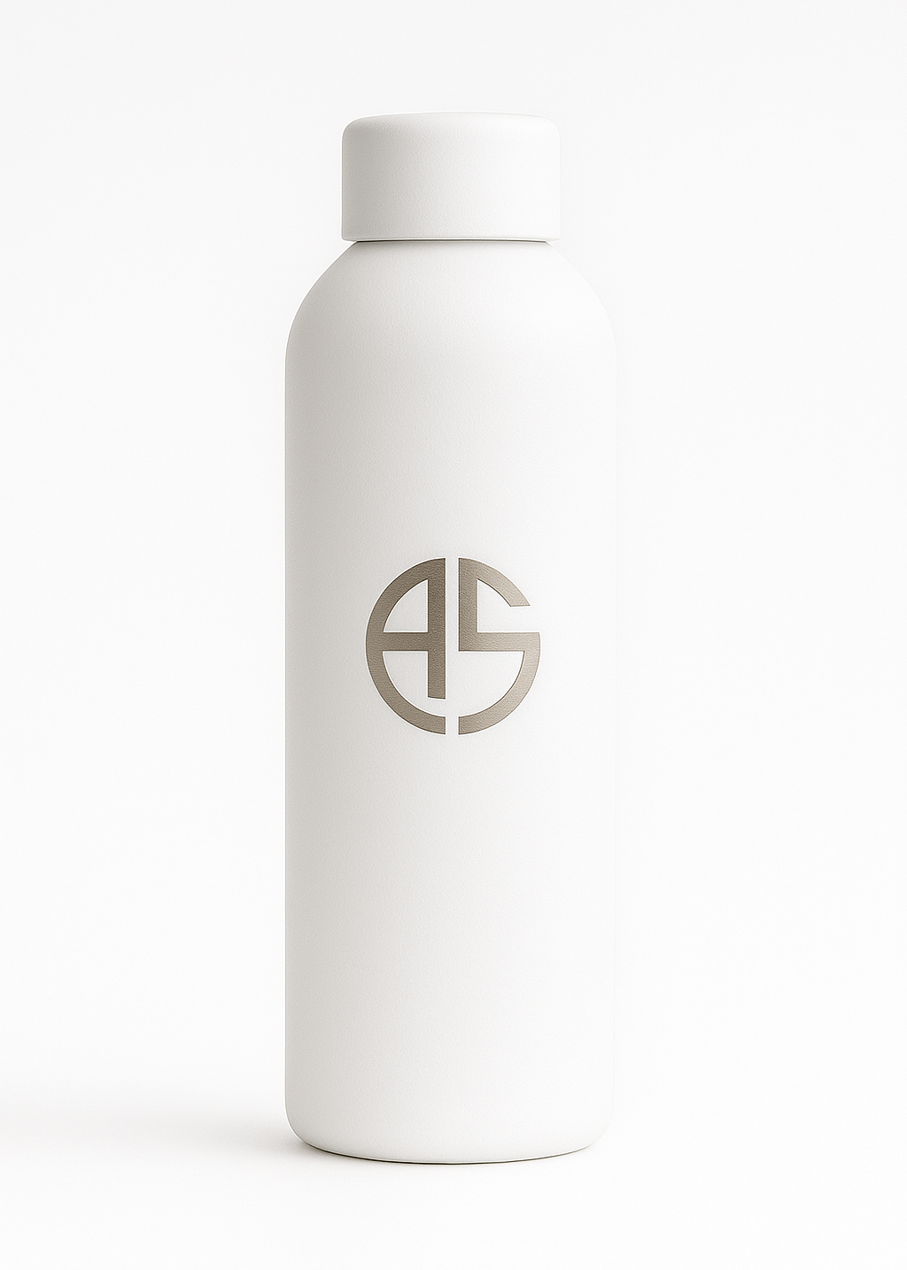 Thermal Bottle, Matte White Silicone Edition