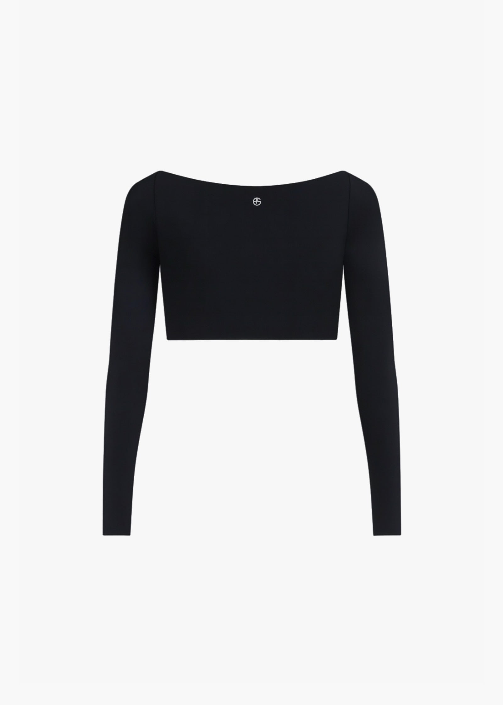SleekFit Long-Sleeve Crop Top