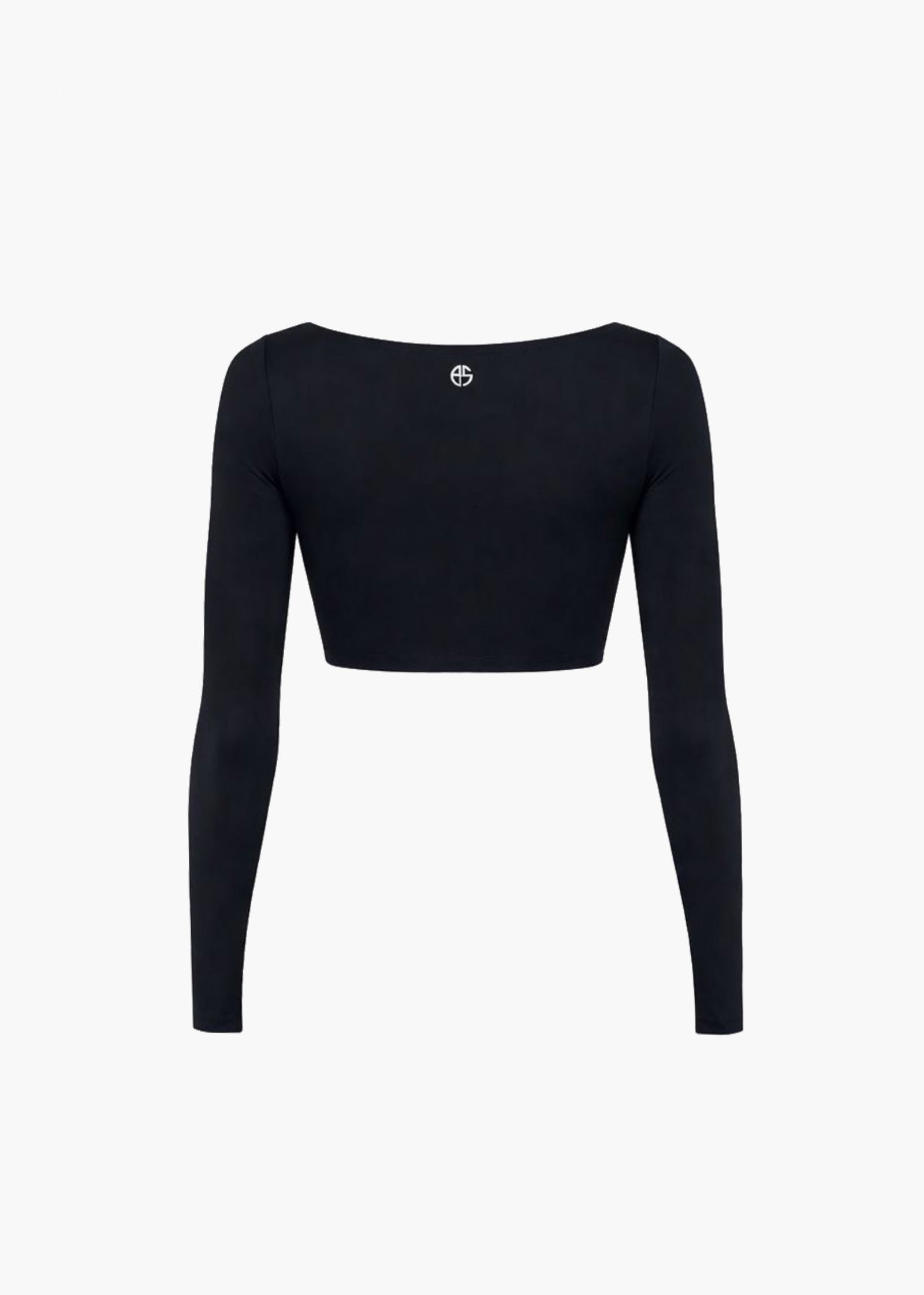 SleekFit Long-Sleeve Crop Top