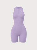 Contour Fit Performance Romper | Purple