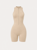 Contour Fit Performance Romper | Sand