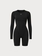 Long-Sleeve Contour Romper