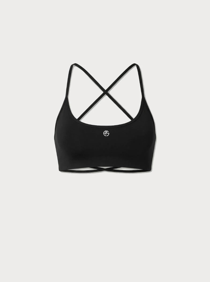 Sola Cross Bra Top | Off-White
