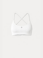 Sola Cross Bra Top | Off-White