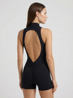 Sculpted Open-Back Jumpsuit